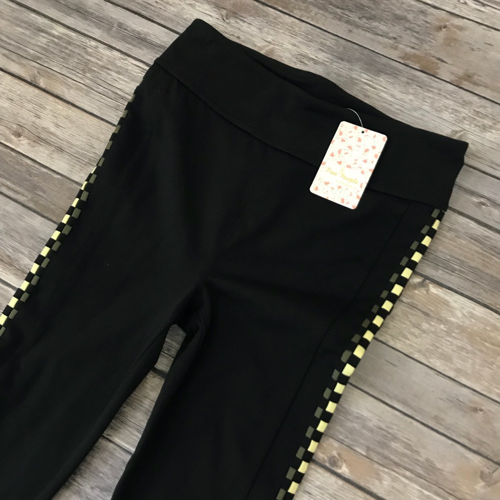 New Free People Dreamweaver Leggings in Black - Picture 4 of 8